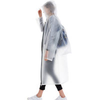 PVC Transparent Raincoat Women Waterproof Poncho Man Chuva Coat Man Jackets Cape School Bag impermeable Cycling Rain 60YY088