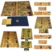 More Design Japanese Manga Bleach Demon S-layer Anime gold Banknote for fans Momery Souvenir Cards Collection