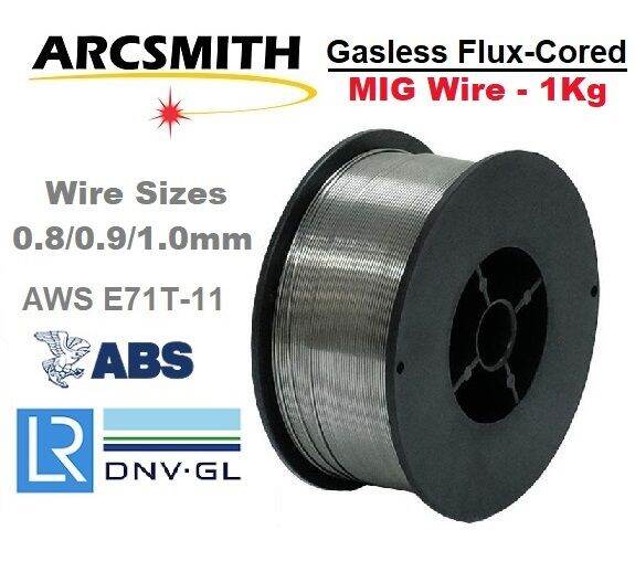 ArcSmith Gasless Self Shielded MIG Welding Wire E71T11 1kg 0.8 mm / 0.