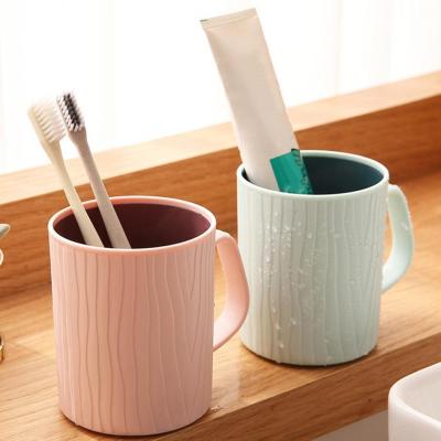 Useful Washing Cup Contrast Color Mouthwash Cup Fashion Kids Adults Toothbrush Holder Cup Teeth Brushing Tool Toiletries
