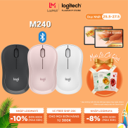 Chuột Bluetooth Logitech M240 Silent - Không dây, Nhỏ gọn, Di động