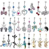 1PC Trendy Pendant Belly Button Rings Sexy Body Piercing Bars Piercings Navel Gothic Fine Jewelry Wedding