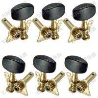 【CW】 A Set of 3R3L Gold Acoustic Folk Guitar String Tuning Pegs Keys Machine Heads Tuners Free Shipping HFT GD 01