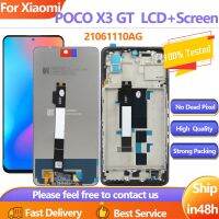 6.6 เหมาะสำหรับ Xiaomi Poco X3 GT จอแสดงผล21061110AG Lcd + แผงหน้าจอทัชสกรีนหน้าจอสัมผัสสำหรับหน้าจอแสดงผล Poco X3 GT พร้อมกรอบ