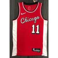 【Hot Pressed】4 Styles 2022 New 2023NBA Jerseys Chicago Bulls 11# Derozan Red City Edition Basketball Jersey