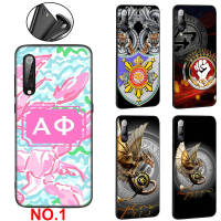 Casing หรับ Xiaomi Redmi Note 10s 10 10T 11S 11 K30 K40 K50 Pro Z00M Plus 10pro K30i S2 Mi Poco X3 NFC GT NEO X2 AN6 Alpha Kappa Rho Logo Pattern Phone เคสโทรศัพท์