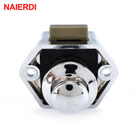 10PCS NAIERDI Camper Car Push Lock 20mm26mm RV Caravan Boat Motor Home Cabinet Drawer Latch Button Locks For Furniture Hardware