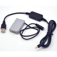 5V USB Cable Adapter + EP-5F DC Coupler EN-EL24 Dummy Battery Power Bank For Nikon 1 J5 1J5