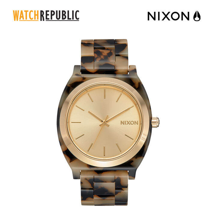 Nixon The Time Teller Acetate Tri Color Plastic Watch for Women