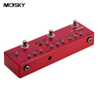 MOSKY DC5 6-in-1 Guitar Multi-Effects Pedal Full Metal Shell with True Bypass