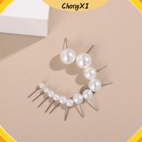 CHONGXI 5Pairs/10Pairs/12Pairs งานสังสรรค์ เครื่องประดับ แฟชั่น ต่างหูไข่มุก ทรงกลม สง่างาม สตั๊ดหู