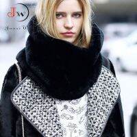 【Miki Xinyuan】ผ้าพันคอ RabbitWinter ผู้หญิง FauxCollar แหวน Furnifoulard แคชเมียร์ ST0008