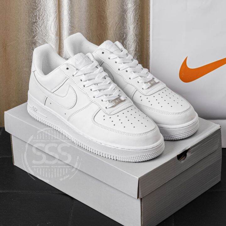 air force 1 AF1 white Men Women Sneaker with box | Lazada PH