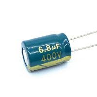 【YF】۞  30Pcs/lots frequency low impedance 400V 6.8uF aluminum electrolytic capacitor size 10x13MM 20