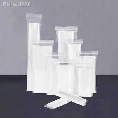 100 Pcs Zip Poly Bags Plastic Zipper Bags Clear Reclosable Zip Bag Resealable Ziplock Bags Sealing Storage Poly Packing Bags