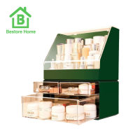 Bestore Home กล่องใส่เครื่องสำอาง พร้อมลิ้นชักในตัว กล่องเก็บของ มี2สีให้เลือกความจุ ใส่ของได้เยอะ กันฝุ่นกันน้ำ