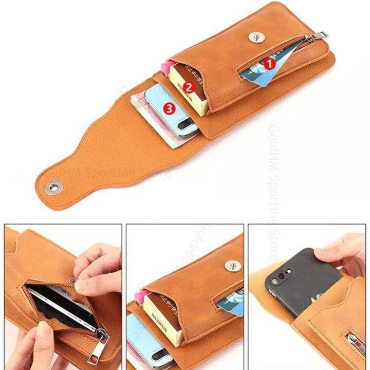 leather-flip-phone-pouch-case-for-samsung-a73-a53-a13-a82-a22-a32-a52-a72-a12-5g-holster-belt-clip-waist-bag-wallet-phone-holder