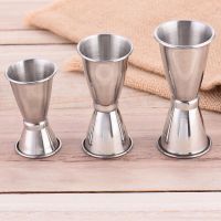 ▩▤▪ 10/25/30ml Stainless Steel Double End Crimping Measuring Cup Japanese Styel Double Cocktail Jigger Measurer With Scale Barware