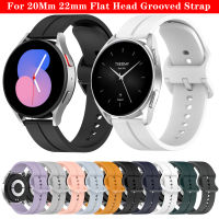 สายซิลิโคนขนาด 20มม 22มม สำหรับ Huawei Watch GT 2e GT3 GT2 46mm Active GT Runner สายรัดข้อมือสำหรับ Samsung Galaxy Watch 5 4 40mm 44mm 3 41มม เกียร์ S2 สายรัดข้อมือกีฬา