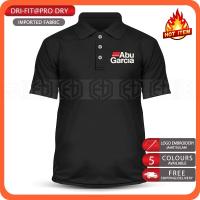 NEW Microfiber Abu Garcia 2023 Dry Fit Polo T-shirt Fishing Apron T-shirt Casual Baju Unisex Sulam Pakayan Murah cheap