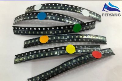 60pcs Flashing Blink LED Diode 0805 SMD Blinking Flash Diodo SMD 0805 Mixed 10pcs each Red Jade-Green Blue White Yellow Orange Electrical Circuitry Pa