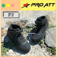 Hitam Yasa Footwear - Shoes PRO ATT SRC-03 30-33 รองเท้านักเรียน รองเท้าเด็ก รองเท้าผ้าใบเด็ก แฟชั่นเด็ก รองเท้านักเรียน สีดํา