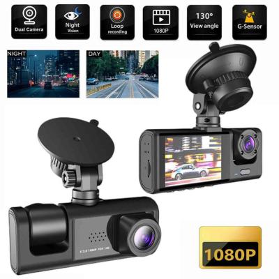 จริง1080P Full HD Dashcam กล้องติดรถขนาดเล็ก DVR เสียงเตือนการมองเห็นได้ในเวลากลางคืนกล้องติดรถยนต์2.0กล้องในรถยนต์นิ้ว Dashcam