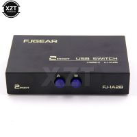 1 Buah Wireless 2 Port USB 2.0 Switch Pembagi Switcher USB HUB Adapter Box untuk PC Scanner Printer Kualitas Tinggi