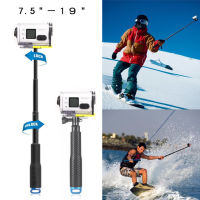 19-49เซนติเมตรแบบพกพา S Elfie ติดยืด Monopod สำหรับ การกระทำกล้อง HDR-AS100V AS300R AS50 AS200V X3000R AEE