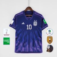 shot goods Argentina away jersey 22/23 Fans issue world cup jersey kit S-4XL 、Can add your name number