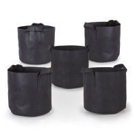 5Pcs/ bag black fabric is planted with breathable plant bag