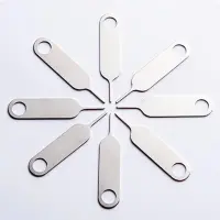 10PCS Universal Stainless Steel Sim Card Tray Pin Key Tool Ejecting Removal Needle Opener Ejector for Cell Phone Smartphone