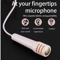 GOOJODOQ 12.12 is newest online. Popular K song singing headset microphone practice singing artifact live mobile phone wired mini headset