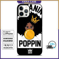 2bunz Melanin Poppin Aba Bubble Gum Phone Case for iPhone 14 Pro Max / iPhone 13 Pro Max / iPhone 12 Pro Max / XS Max / Samsung Galaxy Note 10 Plus / S22 Ultra / S21 Plus Anti-fall Protective Case Cover