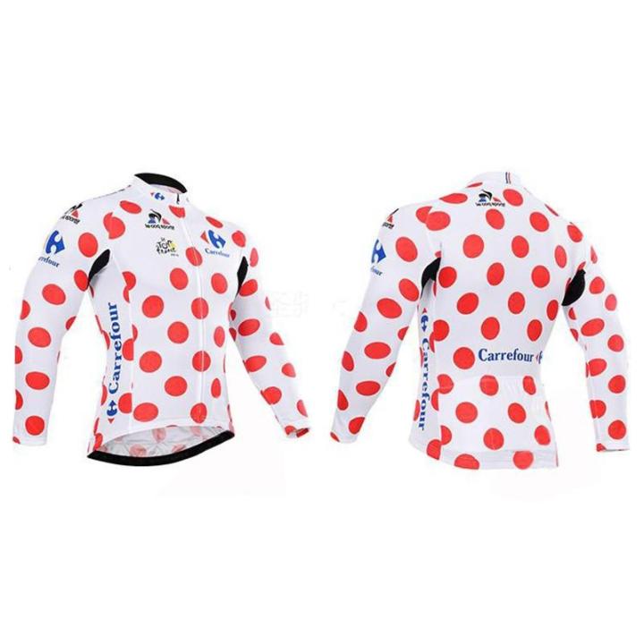 เสื้อทีมมืออาชีพ-mtb-เสื้อเจอร์ซี่-เสื้อใส่ปั่นจักรยานเสือหมอบแขนยาวเสื้อปั่นจักรยานชุดกีฬากลางแจ้ง
