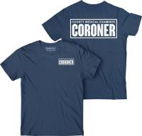 Double Side Navy Coroner T-Shirt, Coroner Shirt, Csi T-Shirt, Medical Examiner Shirt 2019 Summer Men O-Neck 3D Print Tee Shirt XS-4XL-5XL-6XL