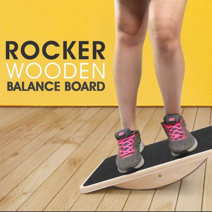 【จัดส่งภายใน 24 ชม】Professional Rocker Balance Board for Physical