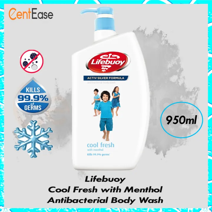 Lifebuoy Cool Fresh with Menthol Antibacterial Body Wash 950ml | Lazada