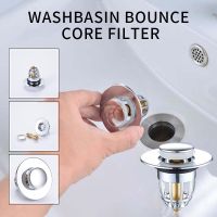 New Universal Washbasin Pop-Up Bounce Core Basin Sink Drain Filter Plug Bathroom Bath Sink Stopper Hair Catcher Shower Strainer