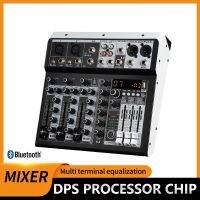 มิกเซอร์ขนาดเล็กสี่ช่องการ์ดเสียงศัพท์มือถือคอมพิวเตอร์ Audio Mixer การบันทึก DSPX เอฟเฟกต์มืออาชีพ .