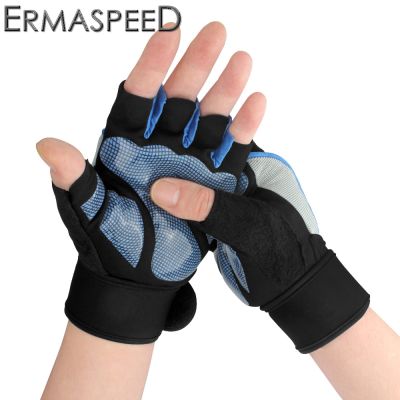 Mens Motorcycle Gloves Shockproof Wear Resistant Breathable Outdoor Sports Cycling Gloves Summer Riding Fingerless Gloves