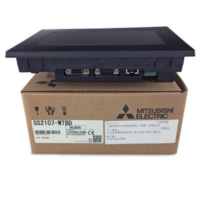 MITSUBISHI GS2107-WTBD  Mitsubishi (273362) 7" WVGA TFT, 65K colour Graphic Operator terminal, 800x480 pixel touch screen, with Ethernet, RS232 &amp; RS422/485, USB (device) connections, plus SD memory card slot. (สภาพ 100%)