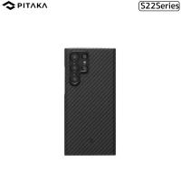 Pitaka Mag Ez Case 2 เคสกันกระแทกเคฟล่าแท้100%เกรดพรีเมี่ยม รองรับ Samsung Galaxy S22Ultra(ของแท้100%)