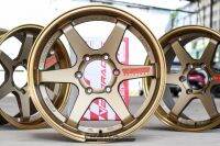 ล้อแม็กใหม่ - TE37 ขอบ18 - สี น้ำตาลหยดแดง - งาน 75WHEEL - 18 x 6รู139 หน้ากว้าง 9.5 x 10.5 ET 25/30 - ส่งฟรี Kerry Express- รบกวนสอบถามทางแชทก่อนคลิกสั่งซื้อ