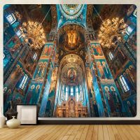 Christian Church mural tapestry home decoration Bohemian decorative background wall cloth Angel tapestry bed sheet sofa blanket