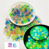 500/1000Pcs Outdoor Yard Luminous Stones Garden Decorations Pebbles Glow In Dark Bead Bracelet Aquarium Natural Crystals Beads