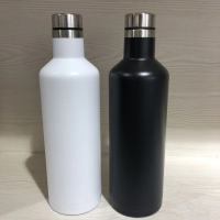 New 304 Stainless Steel Outdoor Sports Water Cup Corner Cup Red Wine Bottle 500ml Double Layer Insulated Cup