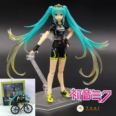 โมเดล ฮัตสึเนะ มิกุโวคาลอยด์ ฟิกเกอร์ Figma 307 Hatsune Miku Racing Bike 2015 TeamUKYO support Ver. ฟิกม่า ของเล่น ของสะสม ของขวัญ ของเล่นเด็ก ของเล่นถูกๆ  🇨🇳