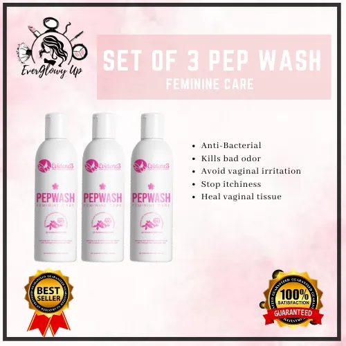 BEST SELLING PEPWASH FEMININE CARE (SET OF 3) ANTI BACTERIAL GUAVA