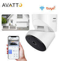 AVATTO Tuya กล้องจอดรถอัจฉริยะ Wi-Fi เซ็นเซอร์ควบคุมระยะไกลไร้สายการแจ้งเตือนข้อความจอภาพการมองเห็นได้ในเวลากลางคืนสำหรับ Alexa Google Home